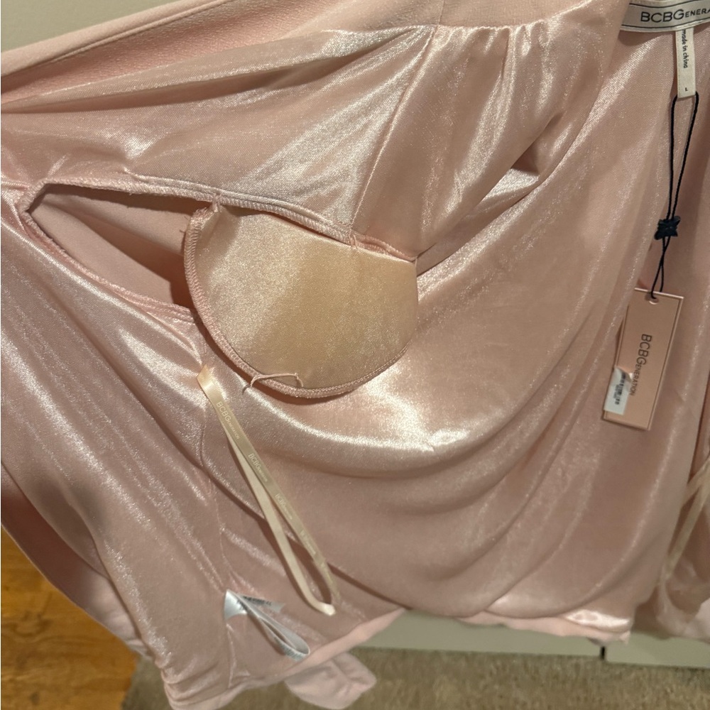 NWT BCBGeneration Women's Blush Pink Blazer (L) - Picture 9 of 11